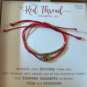 Red Thread Adjustable Bracelet
